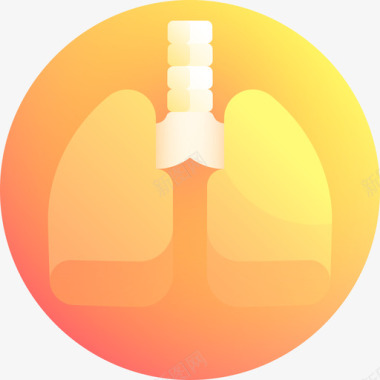 呼吸医疗服务13梯度图标