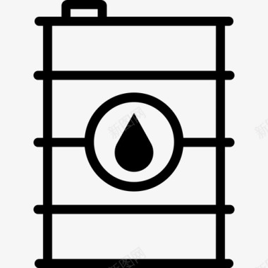 燃料能源油桶图标
