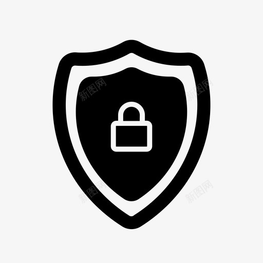 屏蔽锁防护安全svg_新图网 https://ixintu.com 屏蔽 防护 安全 安保