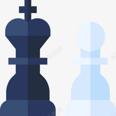 下棋家中休闲活动7个平淡图标