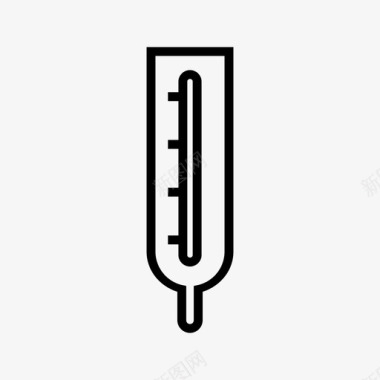 温度计温度医疗设备图标
