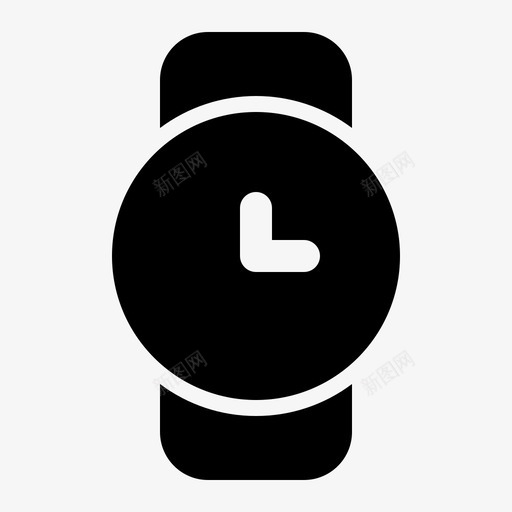 手表时钟时间svg_新图网 https://ixintu.com 手表 时钟 时间 计时器 女性时尚 固体