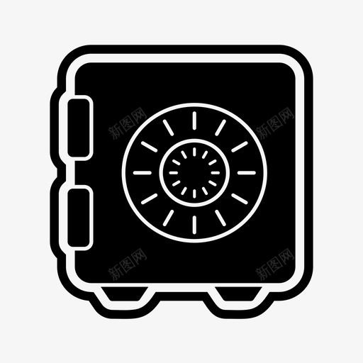 金库银行金库储物柜svg_新图网 https://ixintu.com 金库 银行 储物柜 保险箱 电子商务