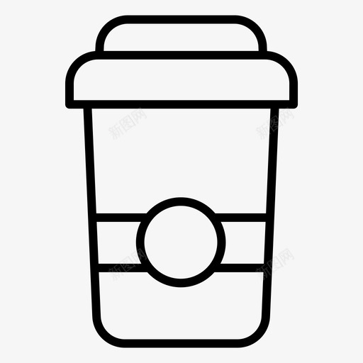 咖啡外卖咖啡咖啡杯svg_新图网 https://ixintu.com 咖啡 外卖 咖啡杯 纸杯