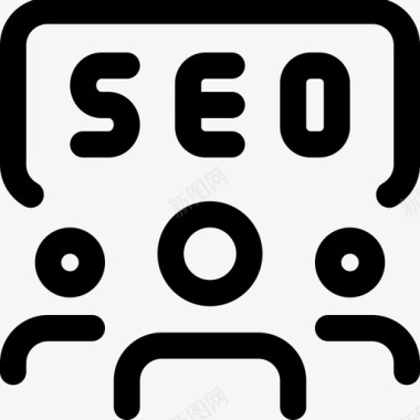 受众网络应用SEO4线性图标