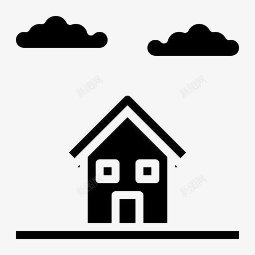 房子生意房产svg_新图网 https://ixintu.com 房子 生意 房产 房地产