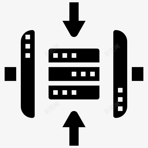 数据压缩网络技术32字形svg_新图网 https://ixintu.com 数据 压缩 网络技术 字形