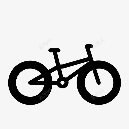 山地自行车极限运动svg_新图网 https://ixintu.com 自行车 山地 极限 运动 交通 轮廓