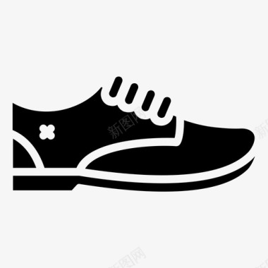 鞋靴子慢跑鞋图标