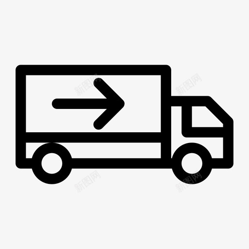 卡车发送交付运输svg_新图网 https://ixintu.com 卡车 发送 交付 运输 货物 商业