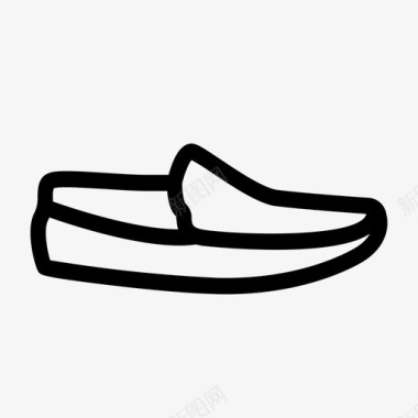 鞋休闲时尚图标