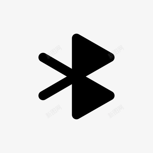 蓝牙通信符号svg_新图网 https://ixintu.com 蓝牙 通信 符号 系统 无线