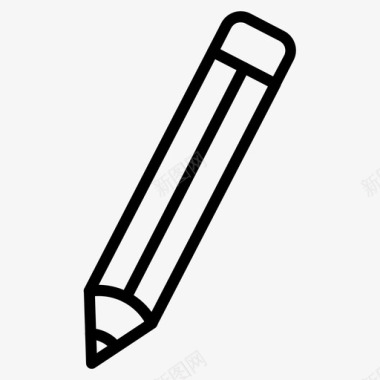铅笔工作写作图标