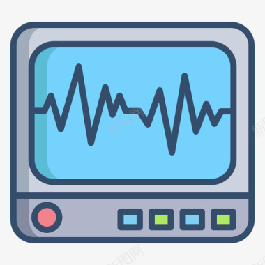Ecg病毒159线性颜色图标