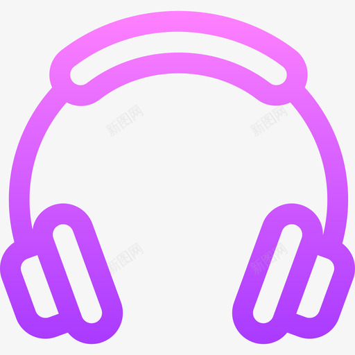 耳机通信和媒体36线性颜色svg_新图网 https://ixintu.com 耳机 通信 信和 媒体 线性 颜色