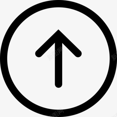 arrowupcircle图标