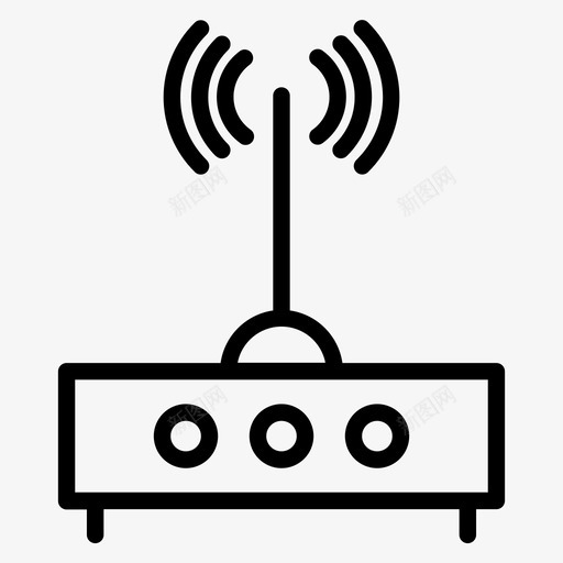 路由器通信网络svg_新图网 https://ixintu.com 通信 路由器 网络 信号 无线