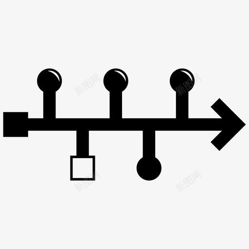 时间表步骤工作计划svg_新图网 https://ixintu.com 时间表 步骤 工作计划