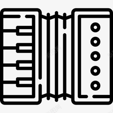 手风琴俄罗斯34直线图标