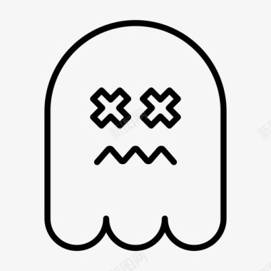 幽灵盲人表情符号图标