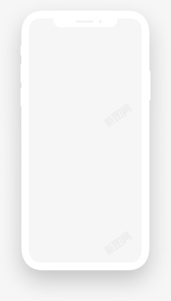 iphoneX白色iPhoneX白色框高清图片