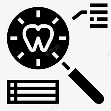 搜索牙科医生1实心图标