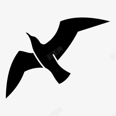 海鸥动物鸟图标