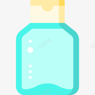 水醇凝胶药物1扁平图标