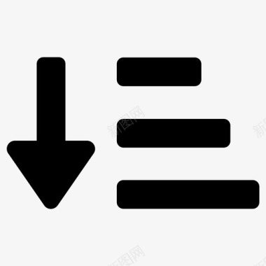 升序筛选列表图标