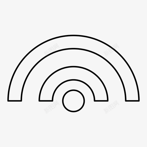 wifi互联网网络svg_新图网 https://ixintu.com wifi 互联网 网络 信号 wi-fi 无线