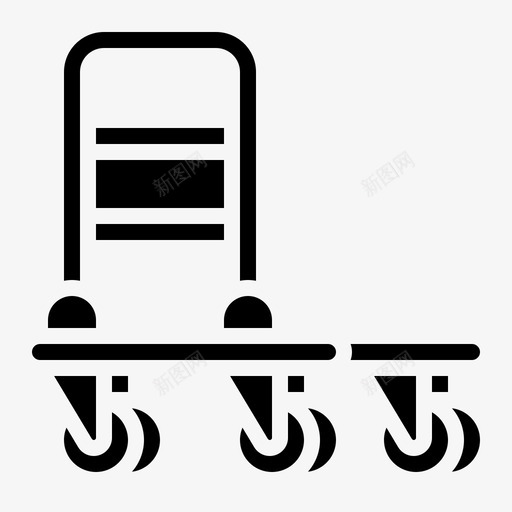 手推车送货装运svg_新图网 https://ixintu.com 手推车 送货 装运 运输 超市 实心