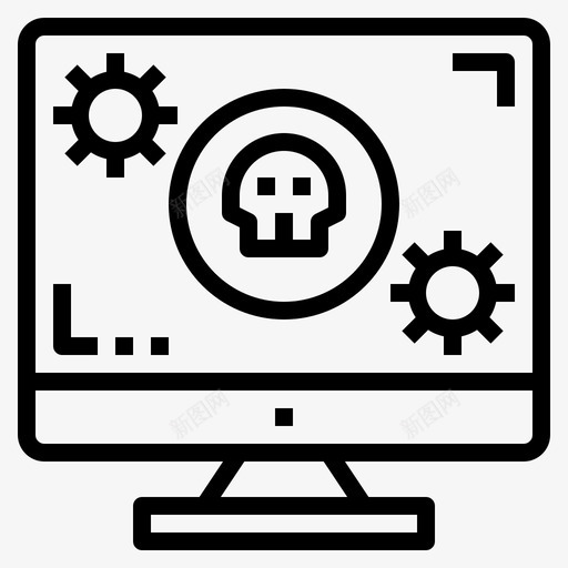 僵尸网络电脑犯罪svg_新图网 https://ixintu.com 网络 僵尸 电脑 犯罪 黑客 恶意 软件