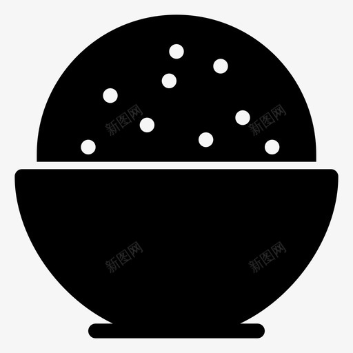 一碗饭吃的食物svg_新图网 https://ixintu.com 一碗 吃的 食物 泻湖 食品 饮料