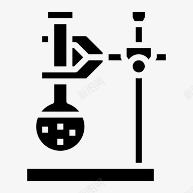 科学化学实验室图标