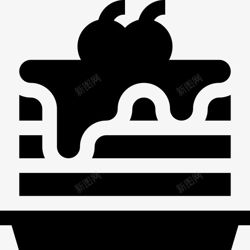 蛋糕甜点和糖果18填充svg_新图网 https://ixintu.com 蛋糕 甜点 糖果 填充