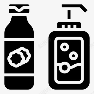 液体肥皂超市100填充图标