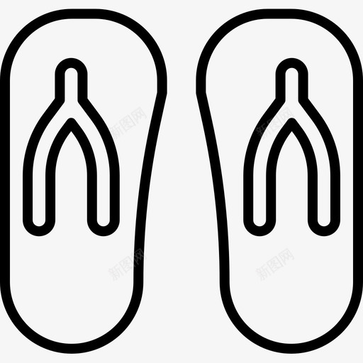 凉鞋巴西狂欢节2直线型svg_新图网 https://ixintu.com 凉鞋 巴西 狂欢节 直线 线型