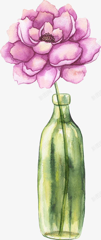 粉色牡丹花瓶图专辑Vol011粉色牡丹png_新图网 https://ixintu.com 粉色 牡丹 牡丹花 花瓶 专辑 Vol011