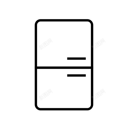 冰箱svg_新图网 https://ixintu.com 冰箱 refrigerator