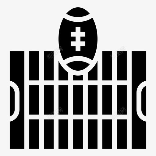 球场美式足球svg_新图网 https://ixintu.com 美式 足球 球场 操场 运动 等位 雕文