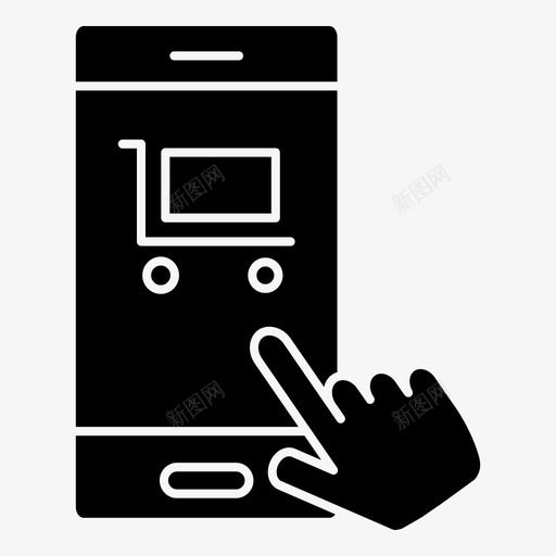 网上商店购买网上购物svg_新图网 https://ixintu.com 网上商店 购买 网上购物 订购 商店