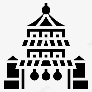 神庙建筑101铭文图标