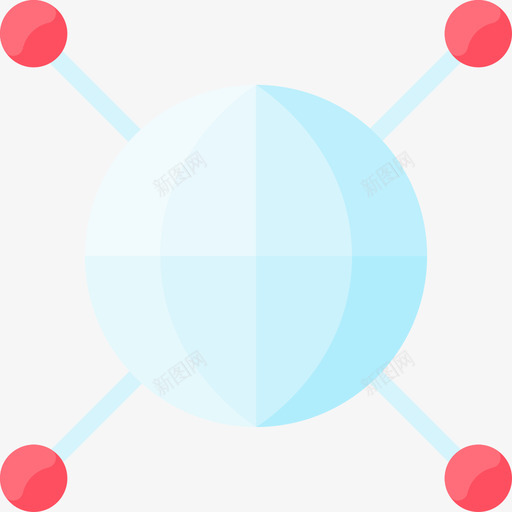 地球仪互联网技术30扁平svg_新图网 https://ixintu.com 地球仪 互联网 技术 扁平