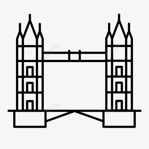 塔桥英国伦敦svg_新图网 https://ixintu.com 塔桥 英国 伦敦
