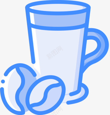 牛奶咖啡师3蓝色图标