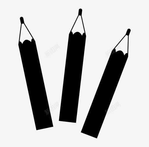 蜡笔颜色铅笔svg_新图网 https://ixintu.com 蜡笔 颜色 铅笔 书写 幼儿园