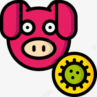 猪病毒爆发4线色图标