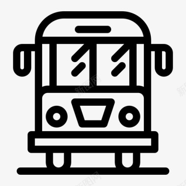 公共汽车货物运输图标