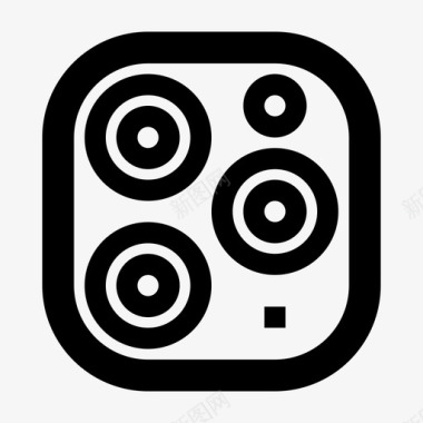 iphone11专业相机苹果镜头图标