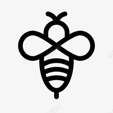 蜜蜂秋天蜂蜜图标